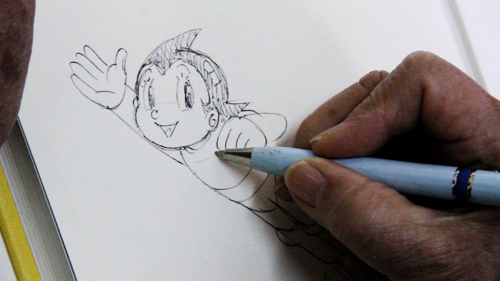 Yoshiko Watanabe disegna Astroboy Yoshiko Watanabe disegna Astroboy